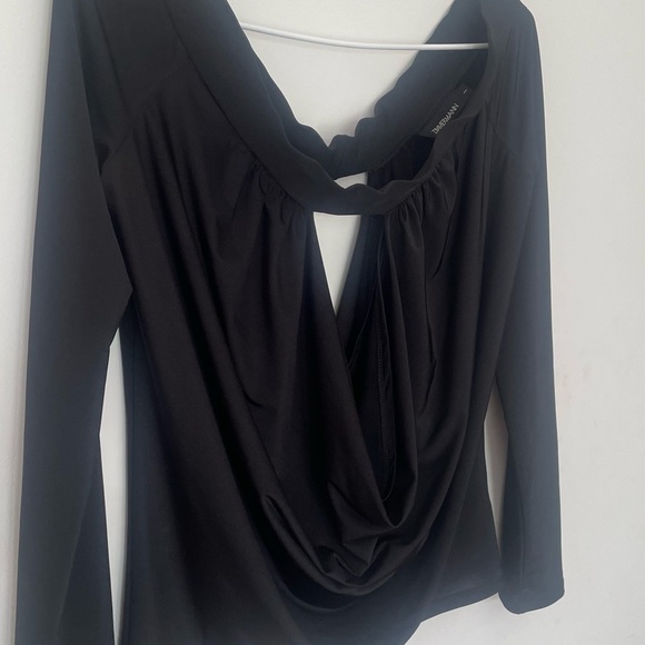 Zimmerman vintage black long sleeve top. Size 1 (suit Au side 8). - Picture 3 of 4